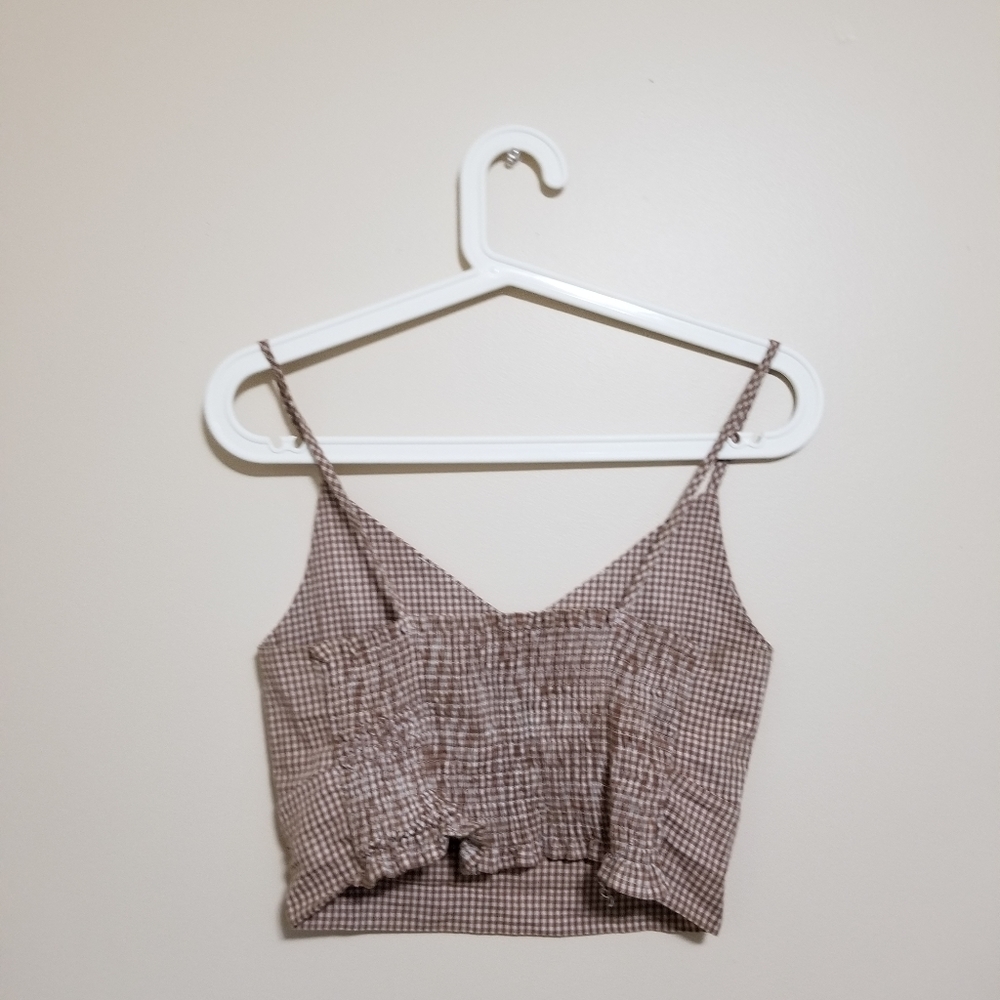 Checkered Crop Top - Picture 2 of 2